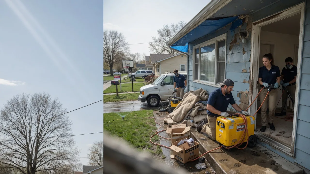 Basement Flood Cleanup in Crandall, TX near me